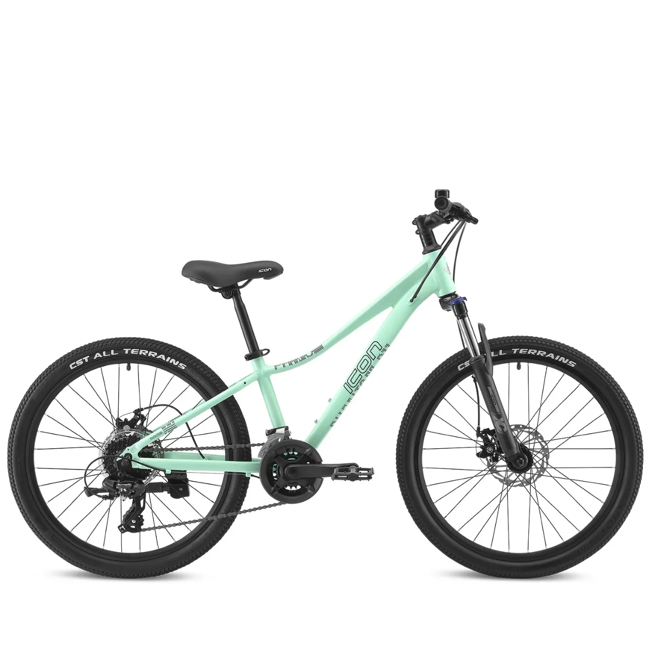 Icon Phantom 24" Kids Mountain Bike - Mint