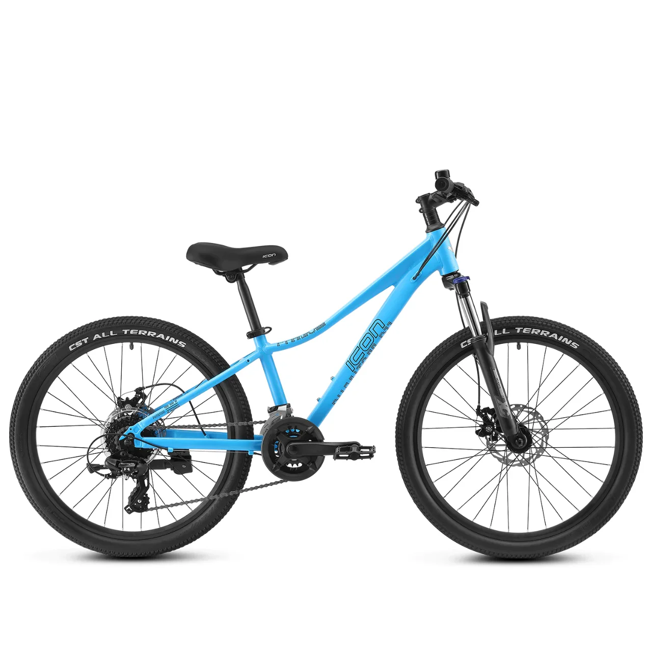 Icon Phantom 24" Kids Mountain Bike - Powder Blue