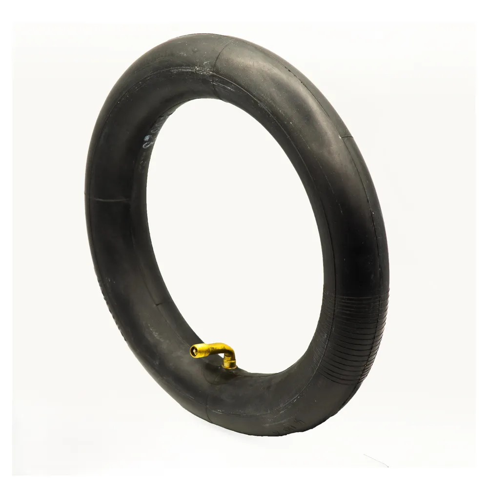 Electric Scooter Tube - 10x2.125 Heavy Duty Steel Bent Valve - Image 2
