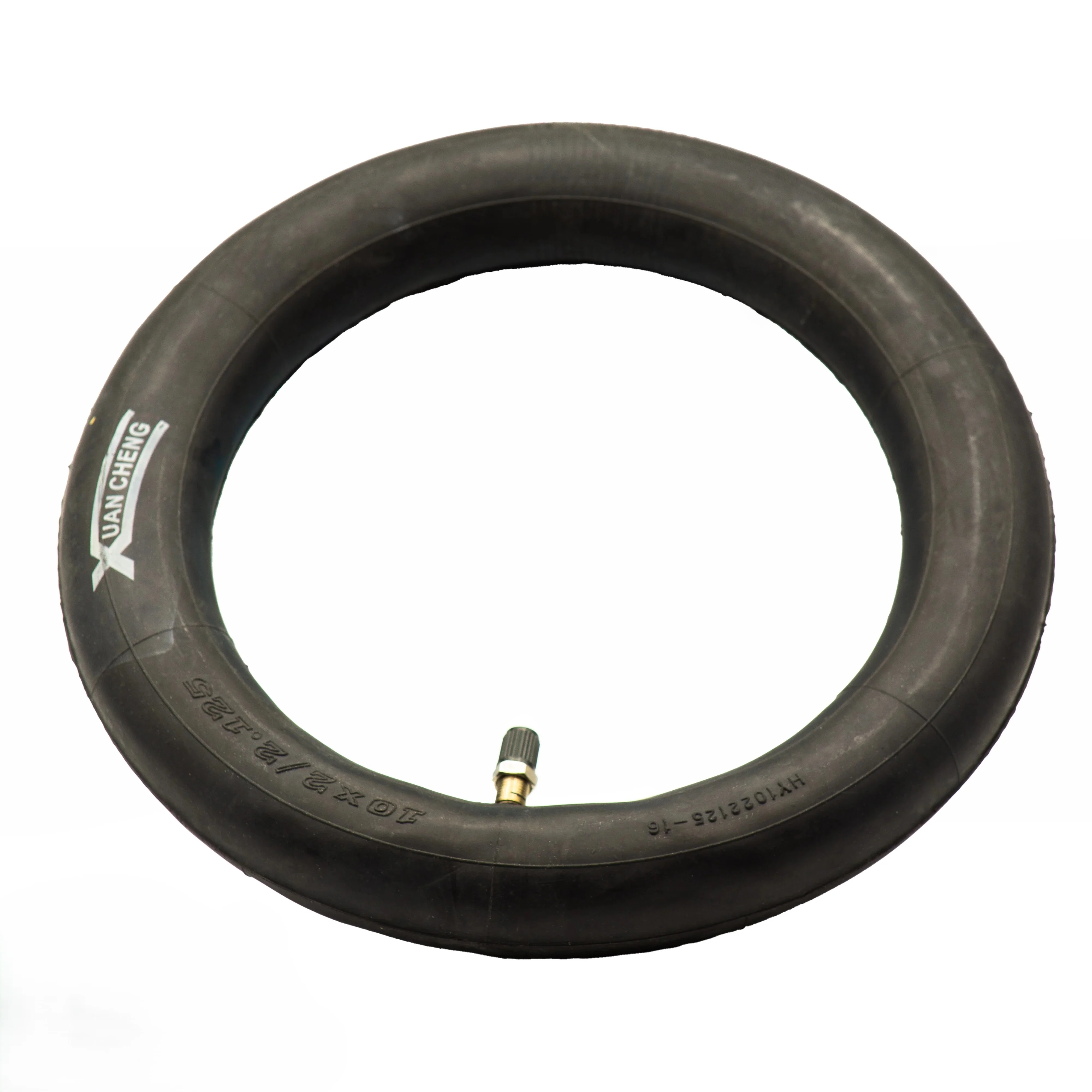 Electric Scooter Tube - 10x2.125 Heavy Duty Steel Straight Valve - Image 2