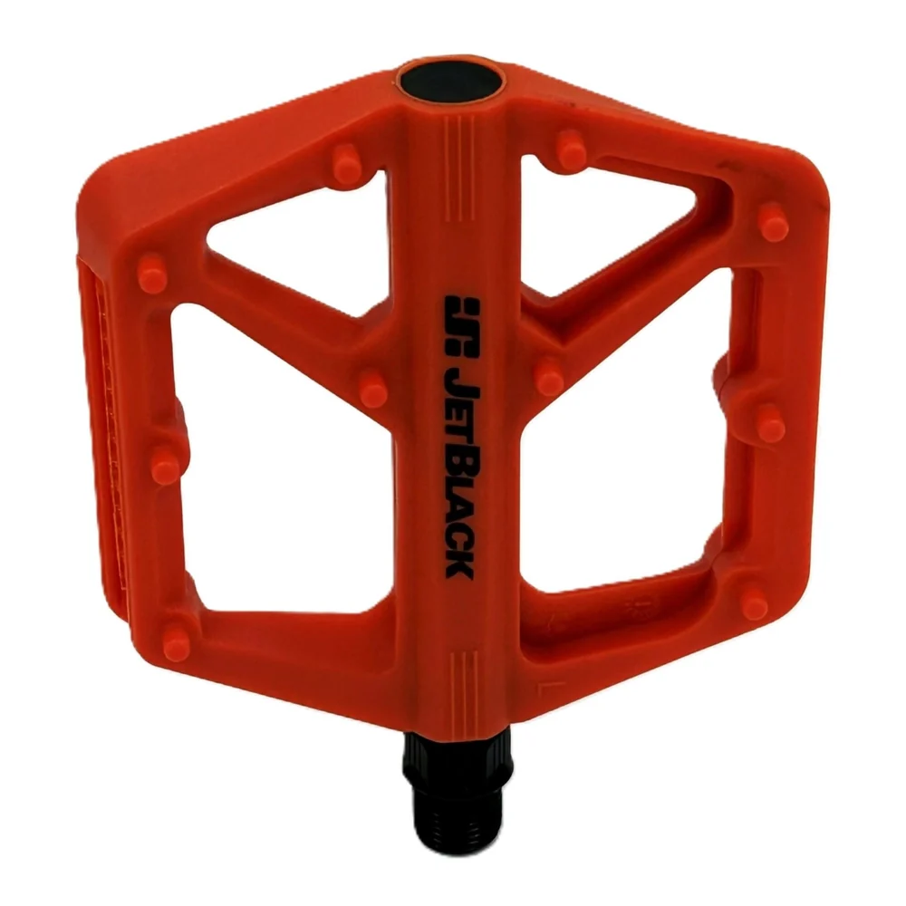 JetBlack ThermoFlat Mountain Bike Pedals - Orange