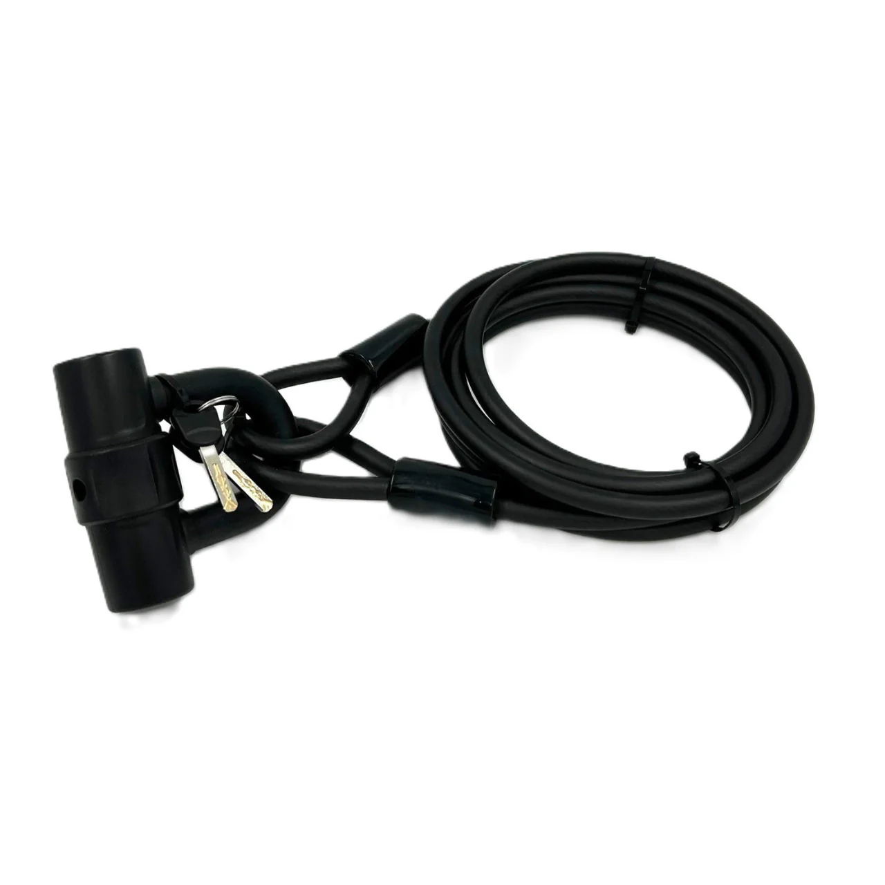 Jetblack Traveler Cable 10x3000mm with Key Lock
