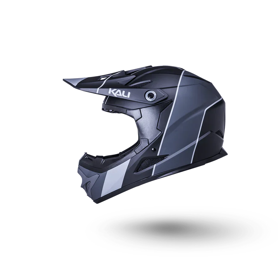 Kali Zoka Helmet Stripe Mat Black/Grey - Image 3