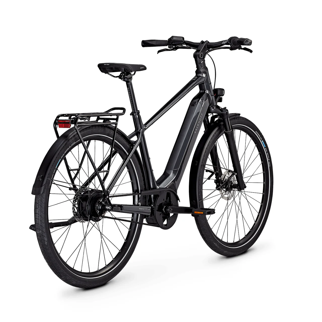 Kalkhoff Image L Excite Belt Electric Bike - Diamond Frame - Black Gloss - Image 3