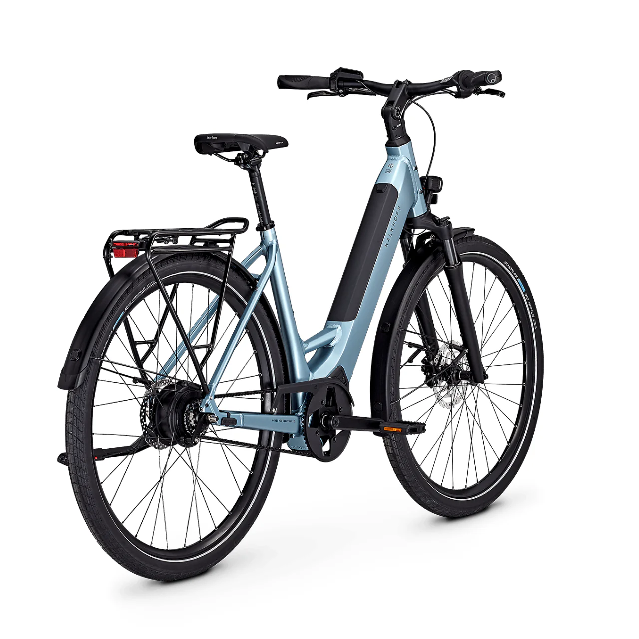 Kalkhoff Image L Excite Belt Electric Bike - Wave Frame - Polar Blue - Image 3