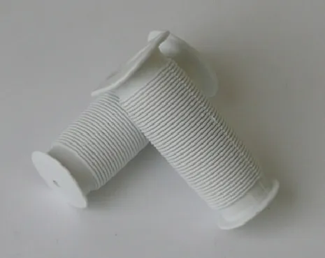 Bikelane Kids Mushroom Bike Grips 12" - White