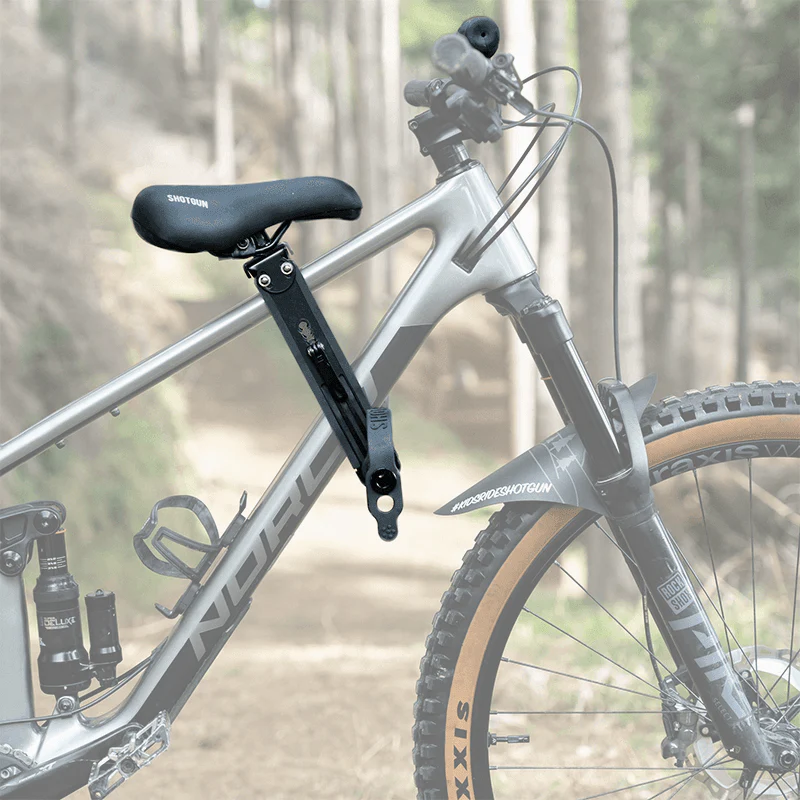 Kids Ride Shotgun Mountain Bike Seat - Black - Image 3