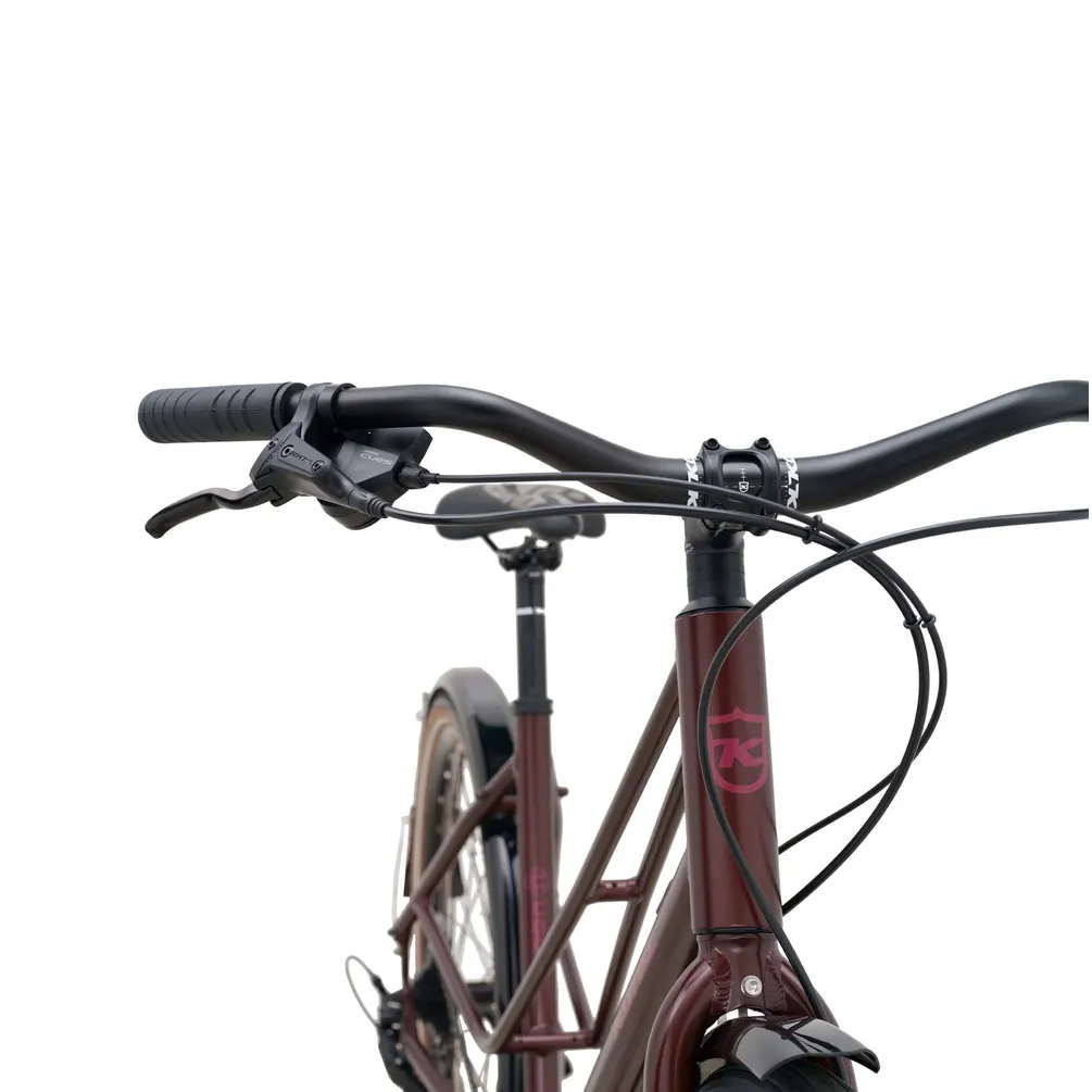 Kona Coco Flat Bar Road Bike - Metallic Crimson - Image 4