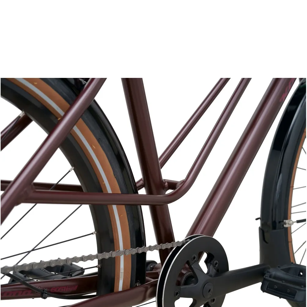 Kona Coco Flat Bar Road Bike - Metallic Crimson - Image 6