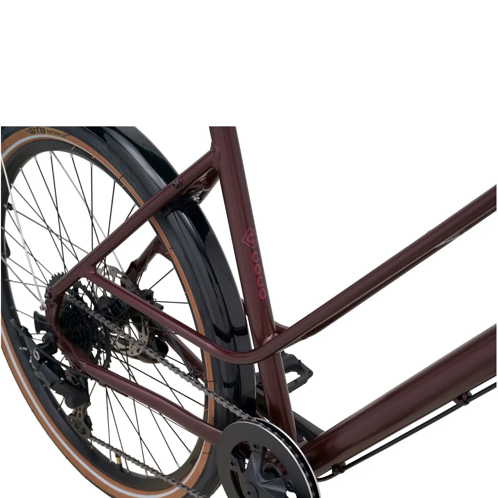 Kona Coco Flat Bar Road Bike - Metallic Crimson - Image 8