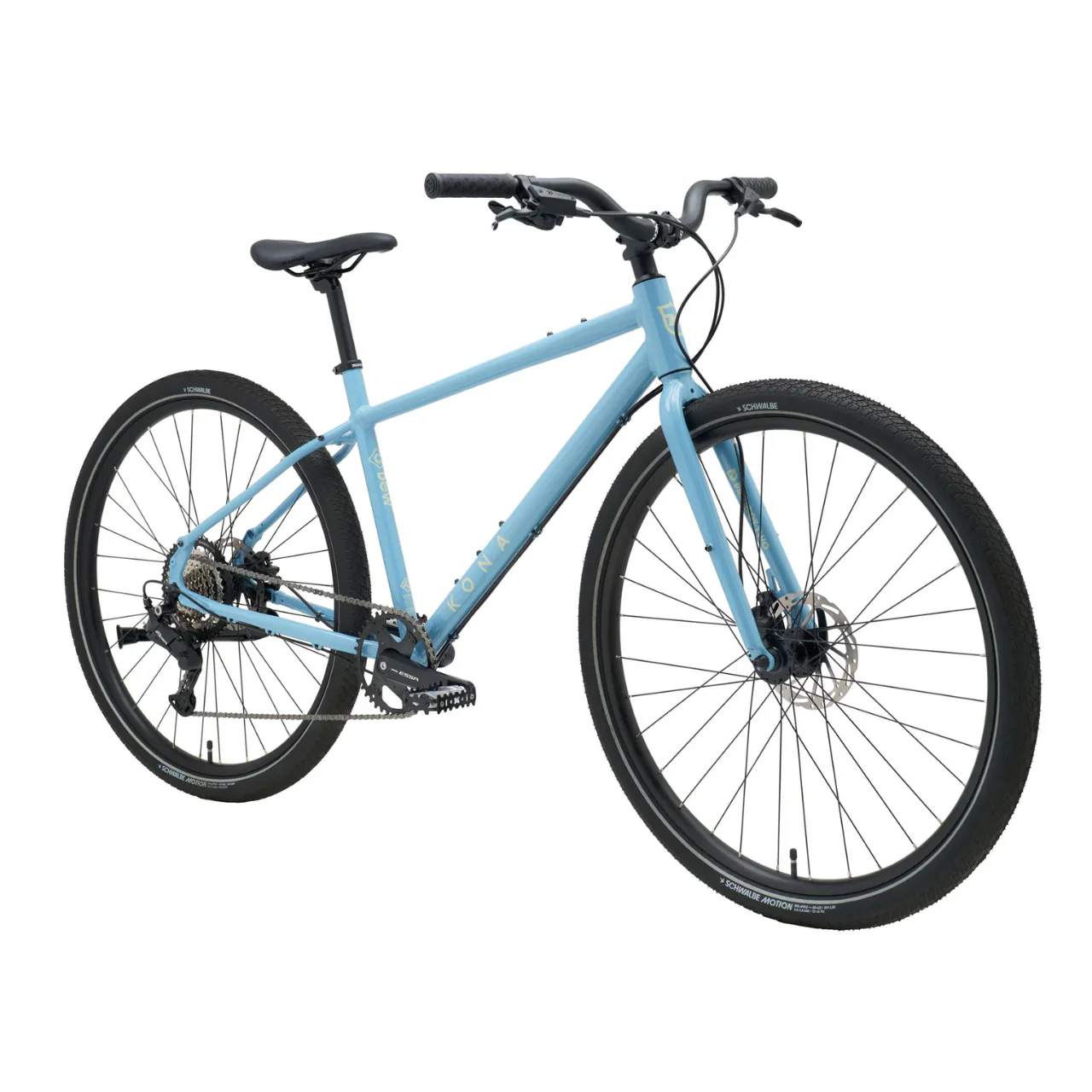 Kona Dew Commuter Bike - Gloss Niagra Blue - Image 3