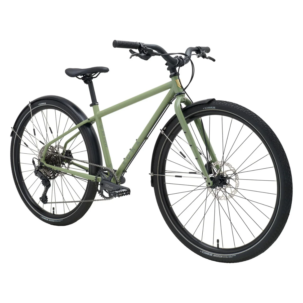 Kona Dr Dew Flat Bar Road Bike - Satin Algae - Image 3