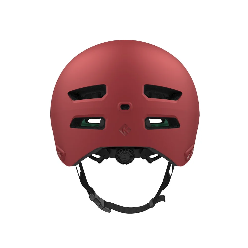 Lazer Maze JR KinetiCore Urban Kids Helmet - Matte Ruby Red - Image 4