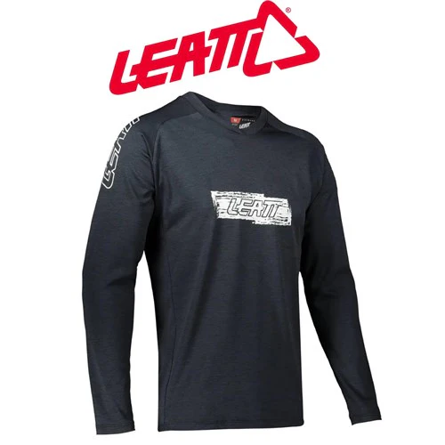 Leatt Gravity 2.0 Long Sleeve MTB Jersey - Black