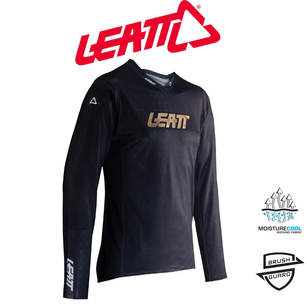 Leatt Gravity 4.0 Long Sleeve MTB Jersey - Black