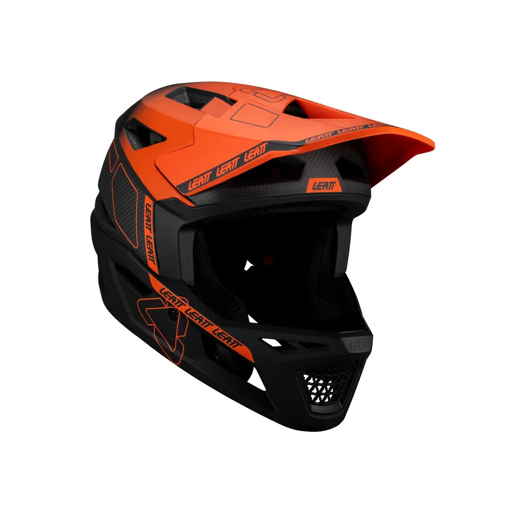 Leatt Gravity 6.0 Carbon MTB Gravity Full Face Helmet - Glow