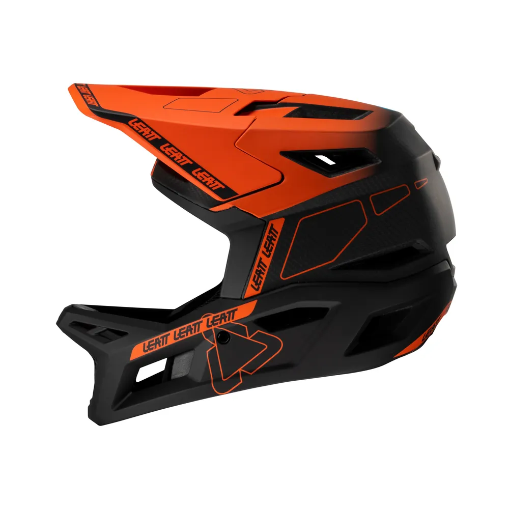 Leatt Gravity 6.0 Carbon MTB Gravity Full Face Helmet - Glow - Image 3