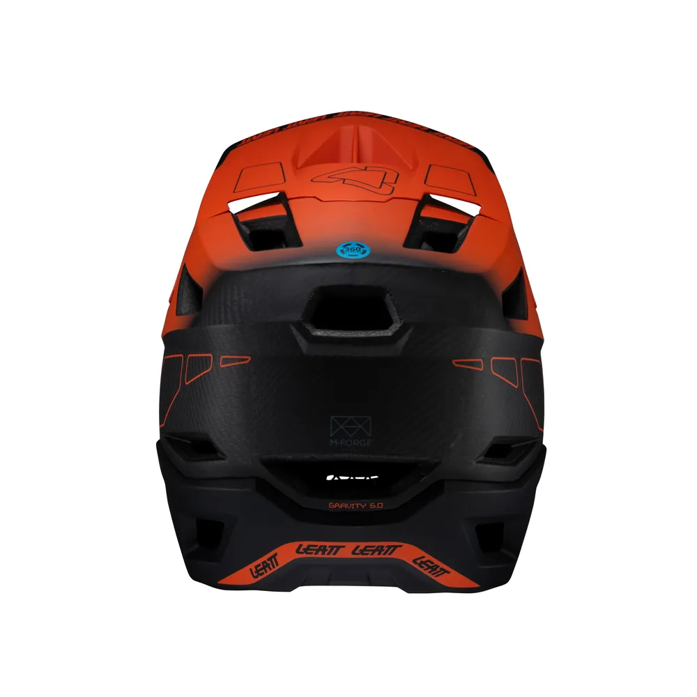Leatt Gravity 6.0 Carbon MTB Gravity Full Face Helmet - Glow - Image 4