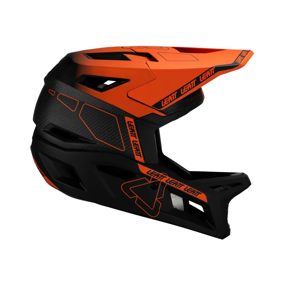 Leatt Gravity 6.0 Carbon MTB Gravity Full Face Helmet - Glow - Image 5