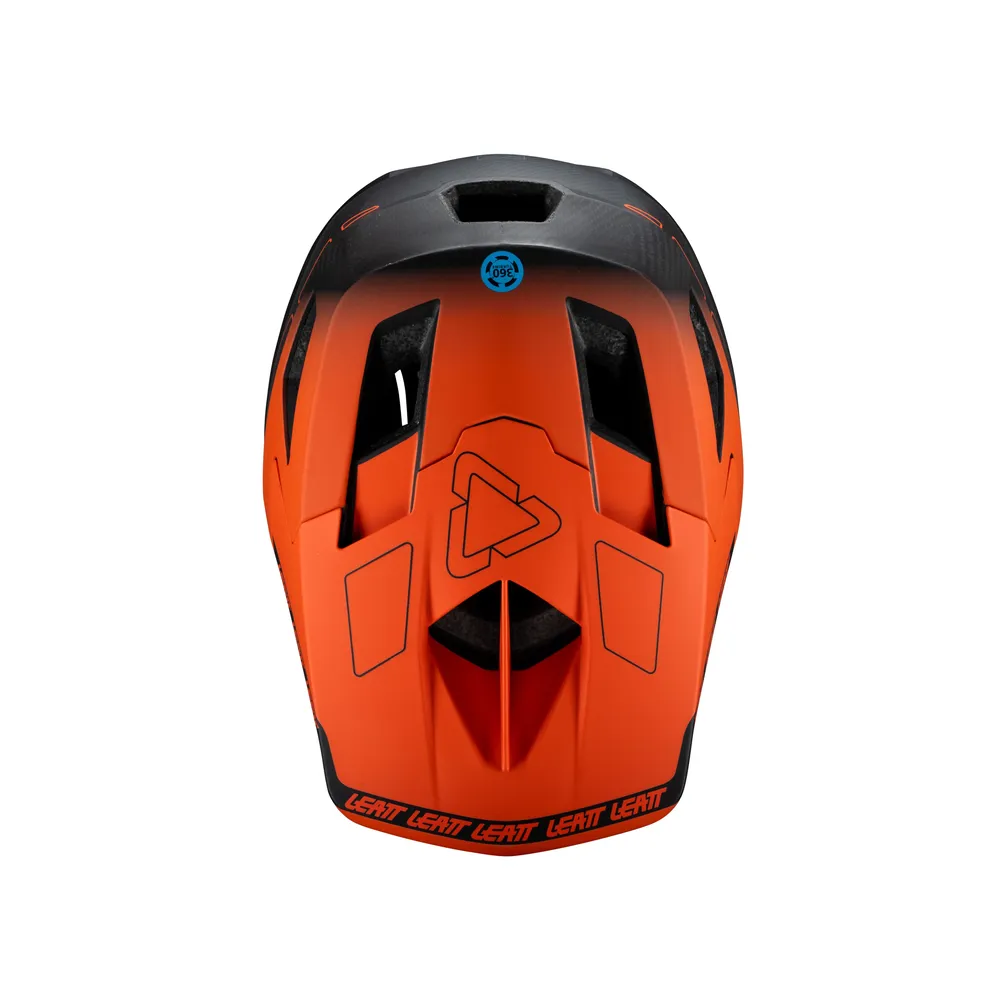 Leatt Gravity 6.0 Carbon MTB Gravity Full Face Helmet - Glow - Image 6