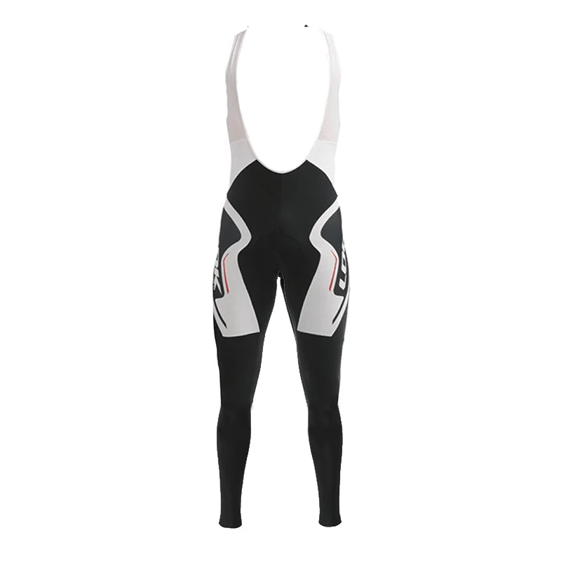 LOOK Pro Team Bib Tights - Black / White / Red