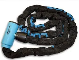 LUMA Key Lock Chain w/ Cloth Cover 8mm x 120cm