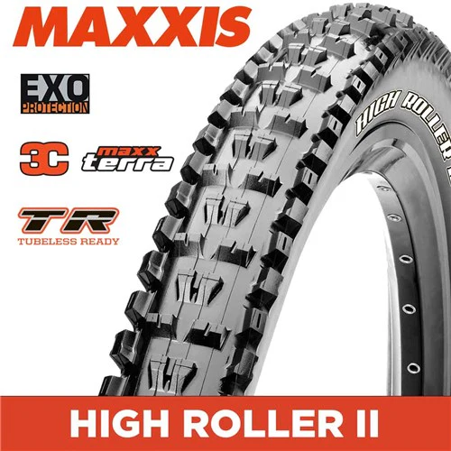 Maxxis High Roller II 29" x 2.50" WT 3C EXO TR Folding Tyre - 60TPI