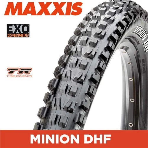 Maxxis Minion DHF 27.5 x 2.3 EXO TR Folding Tyre - 60TPI