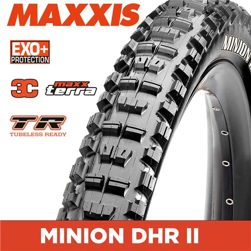 MAXXIS Minion DHR II - 29 x 2.60 Folding 60TPI EXO+ 3C MaxxTerra TR