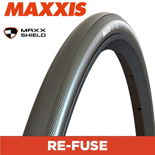Maxxis Re-Fuse Tyre 700 x 25mm New Hot Patch - Black