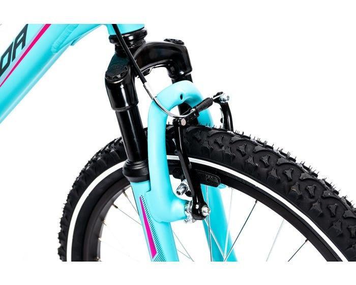 Merida Matts J20 Mountain Bike- Barbie Blue/Pink/Grey - Image 4