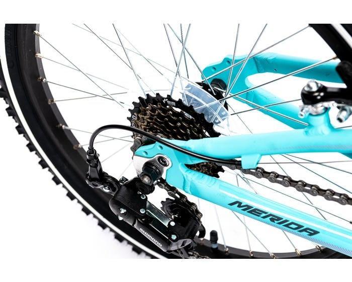 Merida Matts J20 Mountain Bike- Barbie Blue/Pink/Grey - Image 6