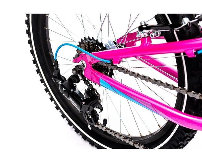 Merida Matts J20 Mountain Bike - Candy Pink/Light Blue - Image 3