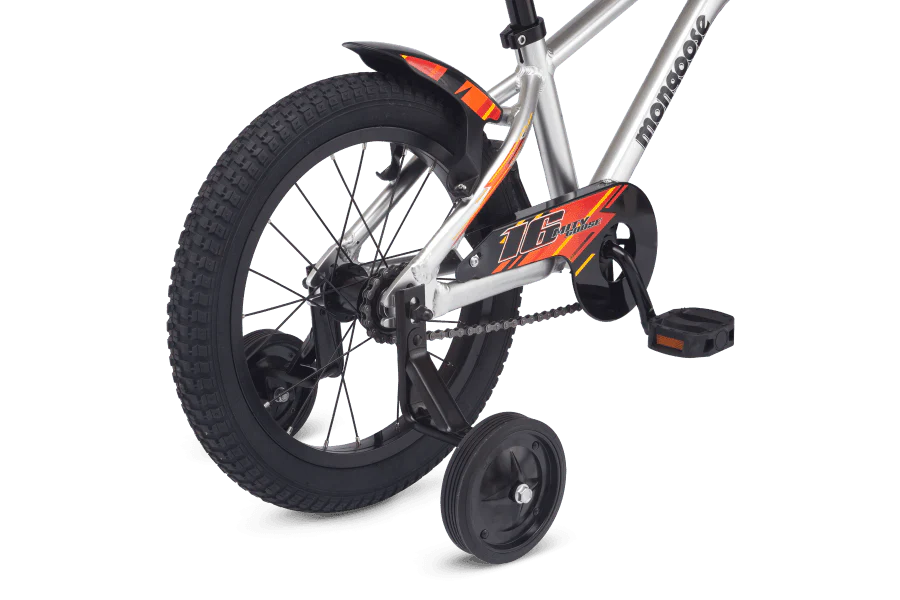 Mongoose Mitygoose 16" Kids Bikes - Silver - Image 5