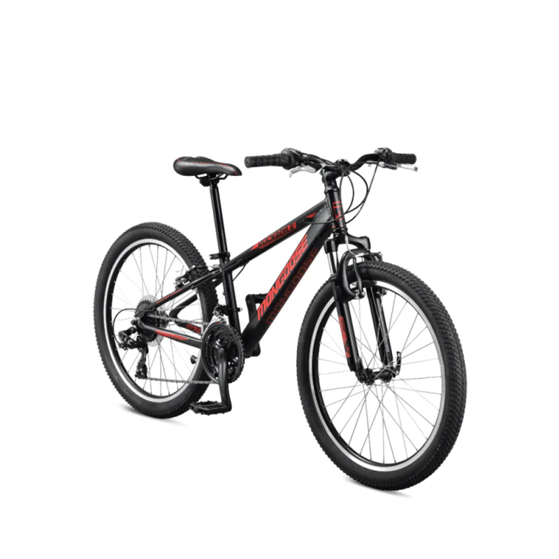 Mongoose Rockadile 24" Kids Bikes - Black - Image 3