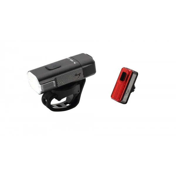 Moon Rigel Lite Front 500 & Helix Lite Rear 100 Lumen - Light Set