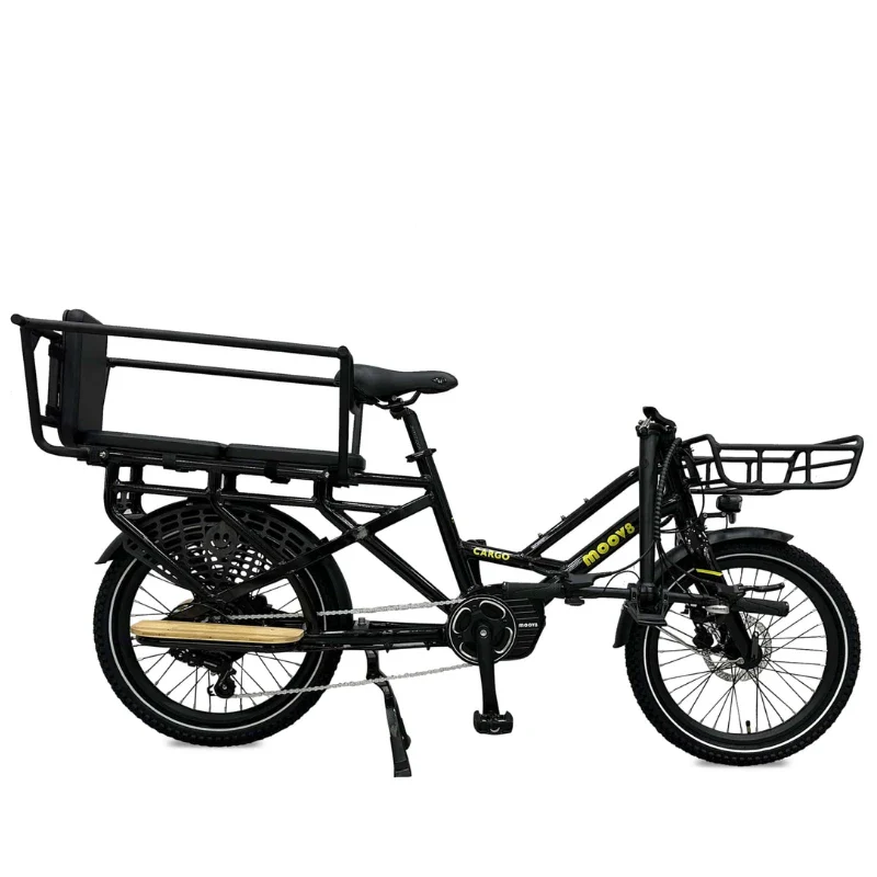 Moov8 Cargo Bike - Gloss Black - Image 2