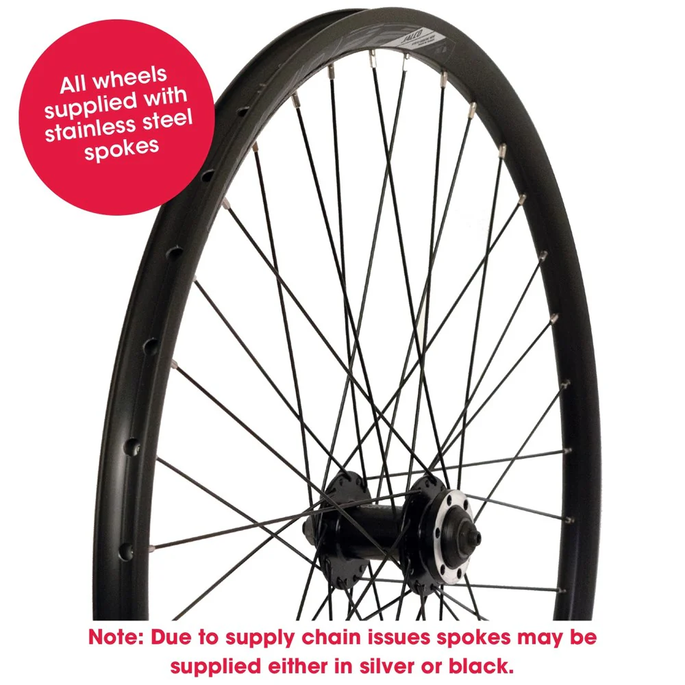 29" Alloy MTB Front Wheel - Black
