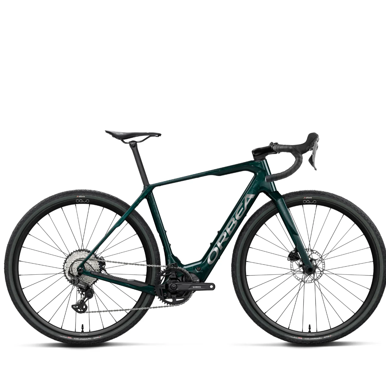 Orbea Denna M30 Electric Gravel Bike - Escape Green Gloss & Foggy Matt