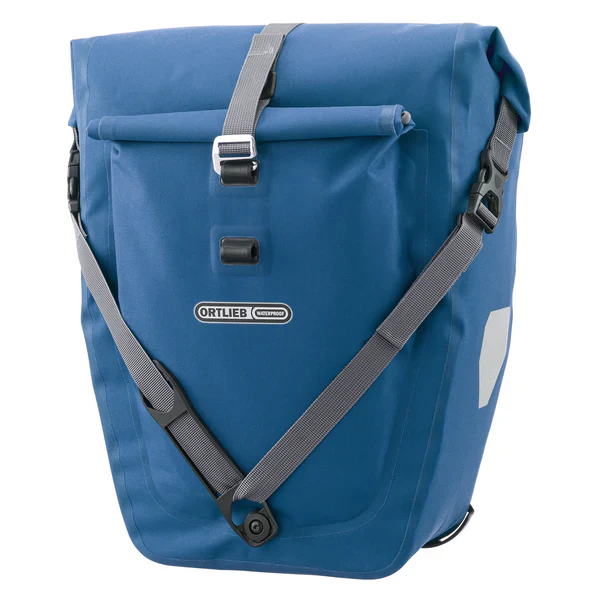 ORTLIEB Back-Roller Plus with Front Pocket Pannier Bag Single QL2.2 - Denim