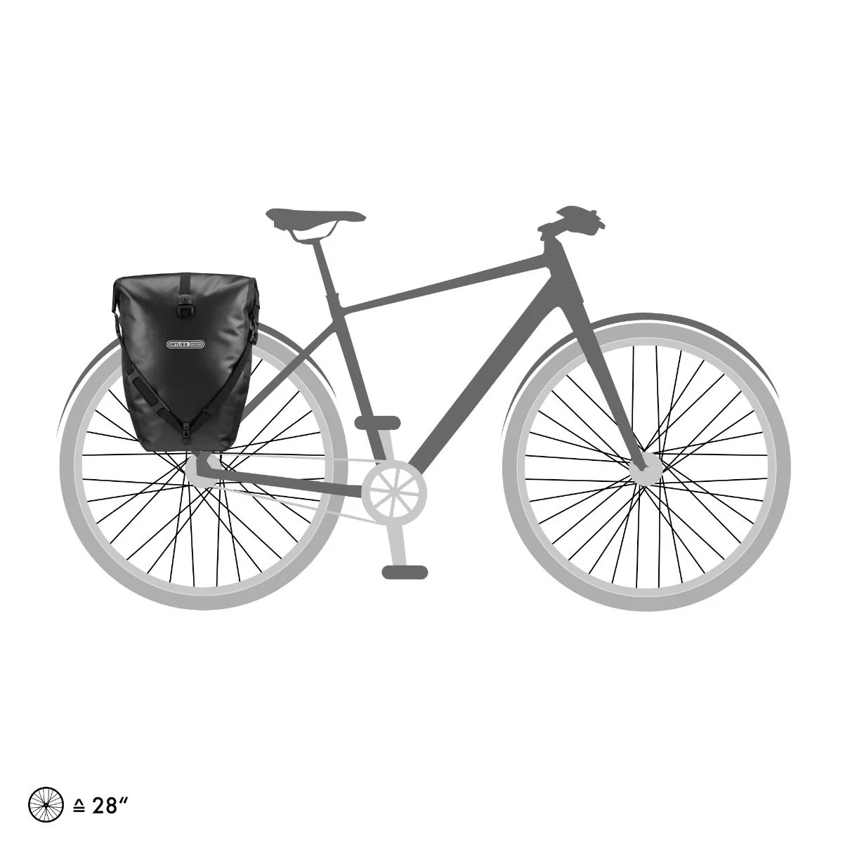 ORTLIEB Back-Roller QL2.1 Rear Panniers - Black - Image 6