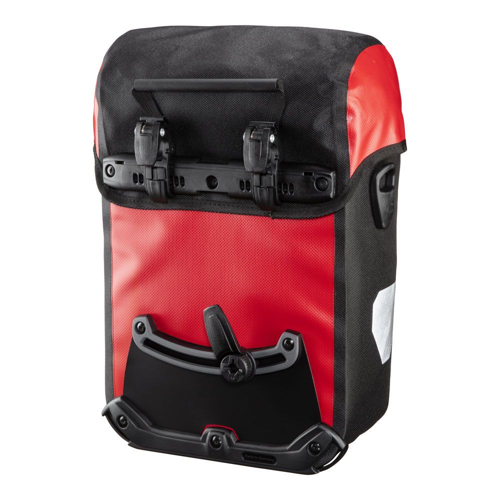 ORTLIEB Sport-Packer Waterproof Bike Pannier Bags (Pair) - Red-Black - Image 2