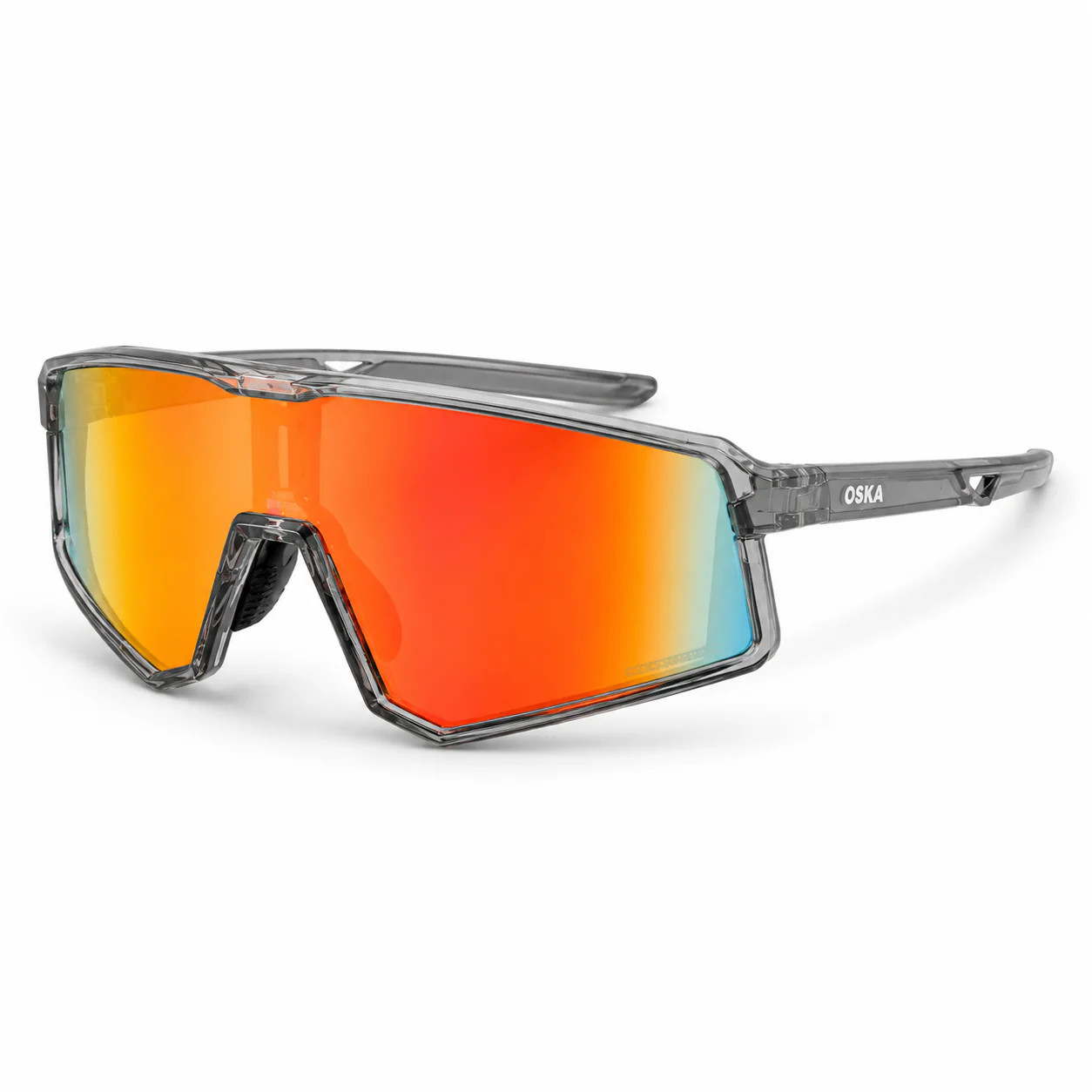OSKA Warby Grey/Red Photochromic Glasses