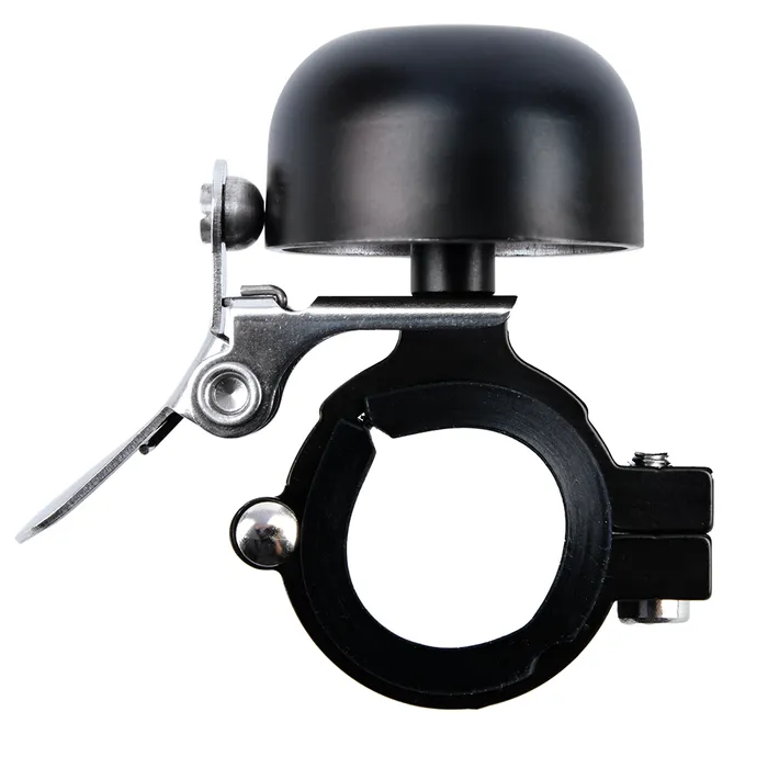 Oxford - Mini Ping Brass Bell Black, Fits 22.2mm - 28.6mm