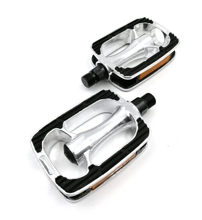 FPD City/Comfort Pedals 1/2" Alloy Silver/Black