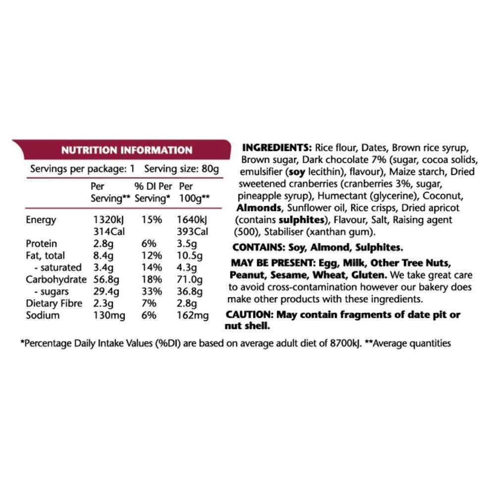 Power Bar Cranberry Chocolate - 80g - Image 2