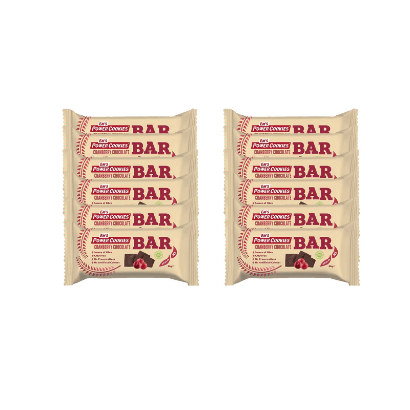 Power Bar Cranberry Chocolate - 80g x 12