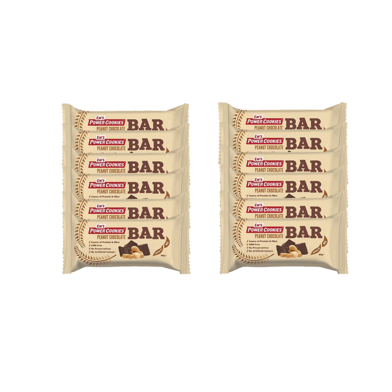 Power Bar Peanut Chocolate - 80g x 12