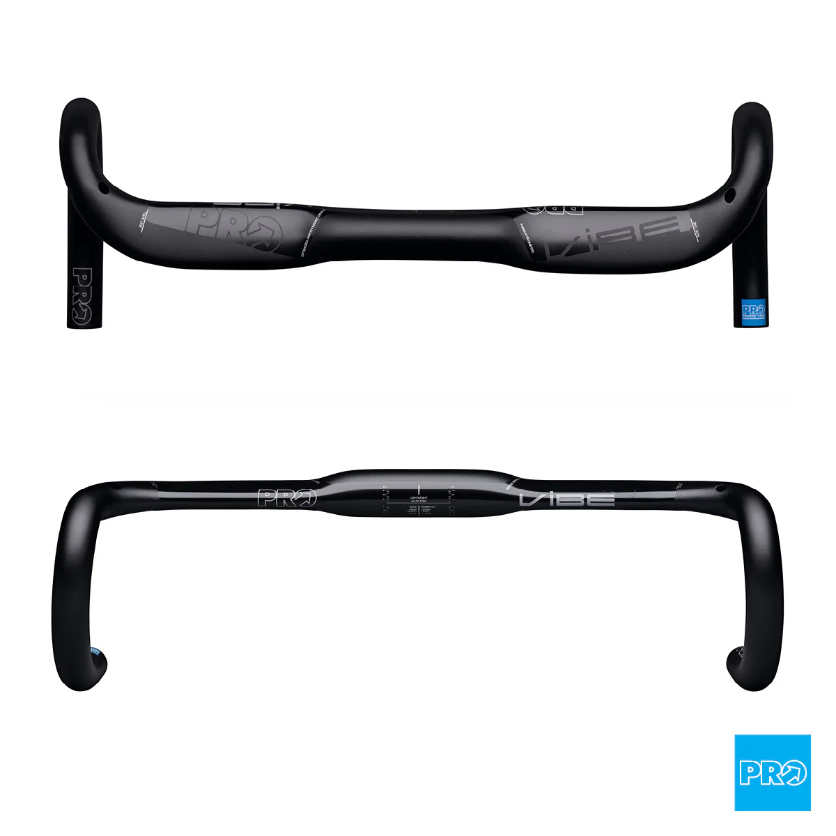 PRO Road Bar - VIBE Aero Alloy 42cm 31.8mm 6 Deg Flare Di2 Intergration - Image 2