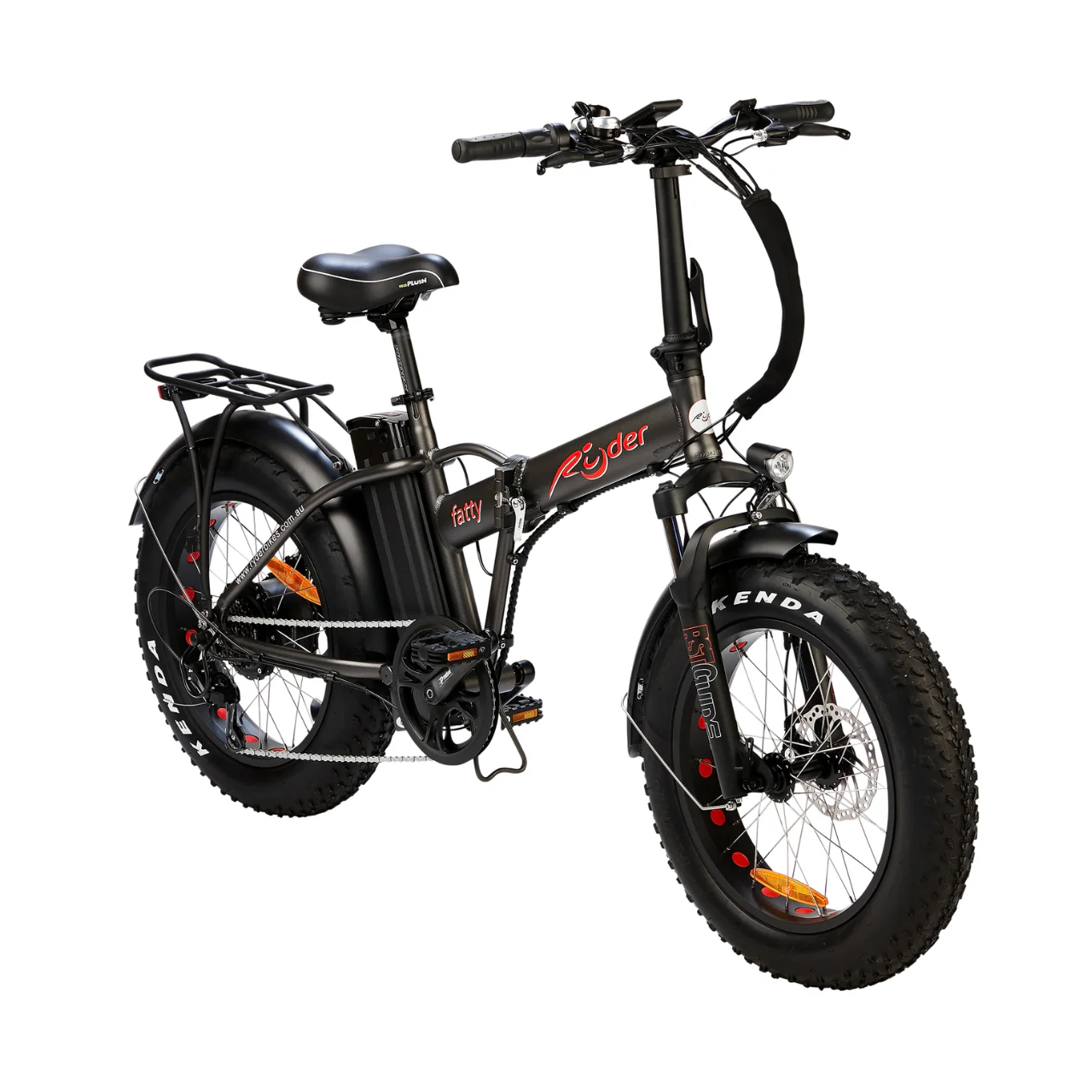 Ryder Fatty Electric Bike - Matt Grey - Image 2